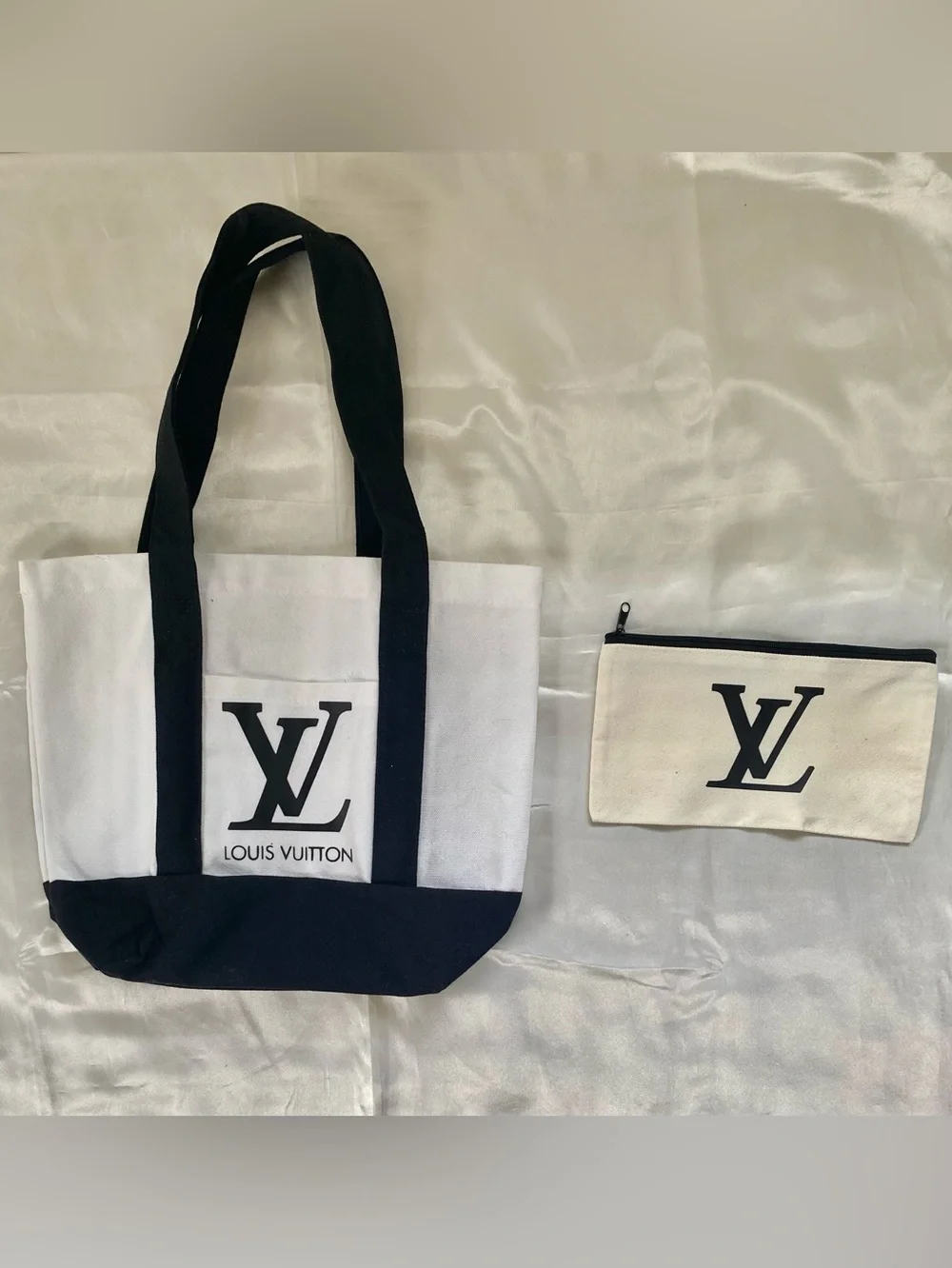 Luxury LV Tote Bag + Pouch Set - NWOT